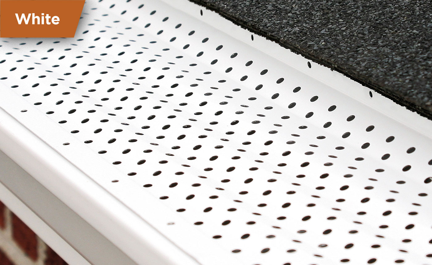 Gutter guards installed on seamless gutters in Owensboro, Kentucky